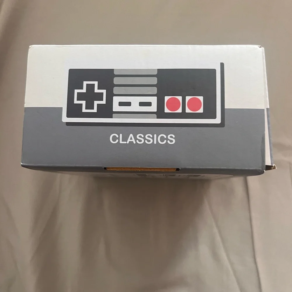 Retro Gaming Console with 620 Built-in Games Classic Games Buit-In Gray.